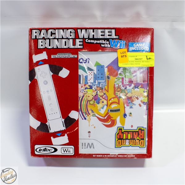 NEW RACING WHEEL BUNDLE - COMPATIBLE WITH