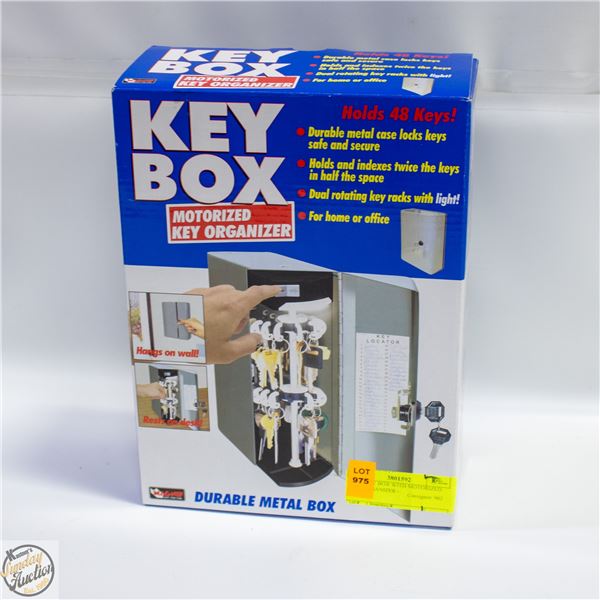 NEW KEY BOX WITH MOTORIZED KEY ORGANIZER -