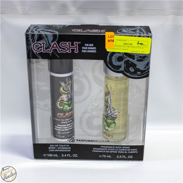 NEW CLASH EAU DE TOILETTE & FRAGRANCE BODY