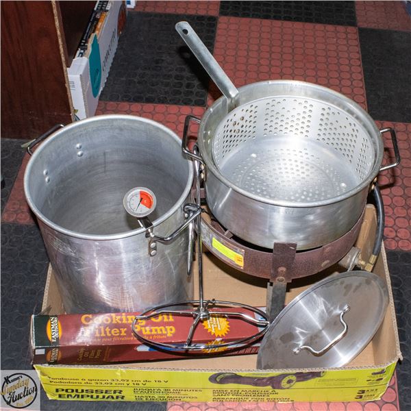 EASTMAN OUTDOORS TURKEY, WING, FRIES DEEP FRYER