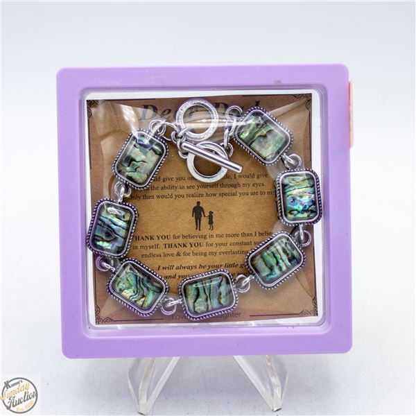 NEW ABALONE INLAY RECTANGULAR