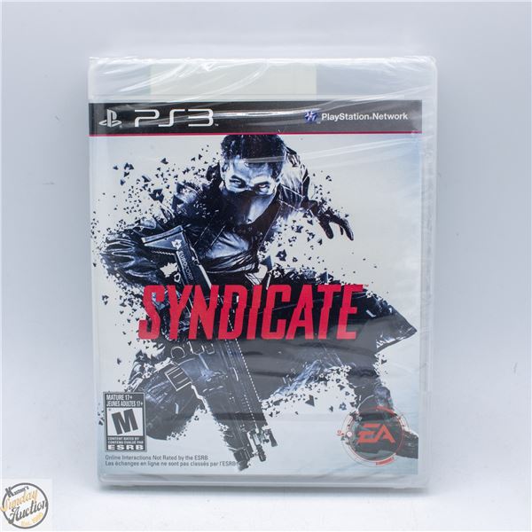 NEW SEALED SYNDICAT PS3 VIDEO GAME