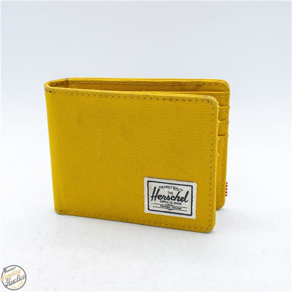 HERSCHEL SUPPLY CO WALLET MUSTARD YELLOW COLOUR