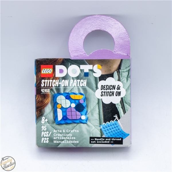NEW SEALED LEGO DOTS STITCH ON PATCH SET