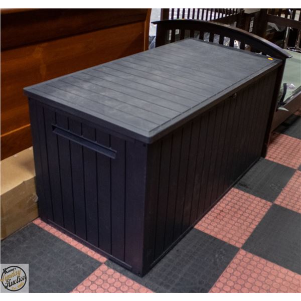 NEW ASSEMBLED KETER PATIO STORAGE BOX