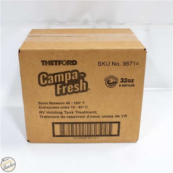 CASE OF 6 THETFORD CAMPA FRESH 32OZ BOTTLES OF RV