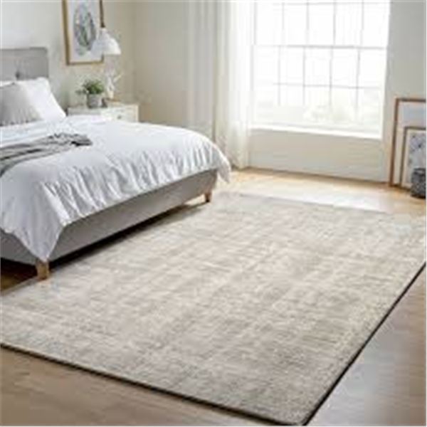 NEW SASHA AREA RUG DAZIE IVORY - 6'6" X 9'