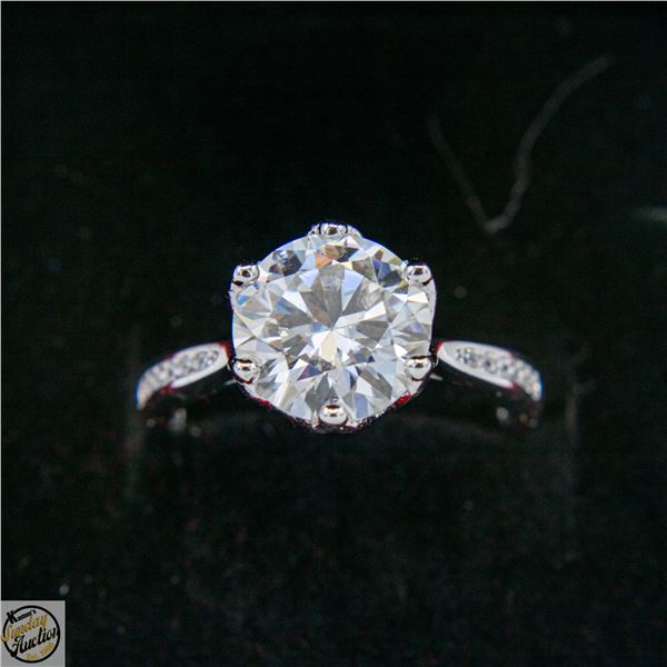#4467-3.00 CT GRA CERTIFIED ROUND BRILLIANT CUT