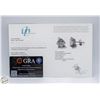 Image 2 : #4485-4.00 CT GRA CERTIFIED ROUND BRILLIANT CUT