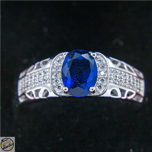 #4475-6 X 8 MM OVAL SHAPED MIDNIGHT BLUE LAB