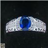 Image 1 : #4475-6 X 8 MM OVAL SHAPED MIDNIGHT BLUE LAB