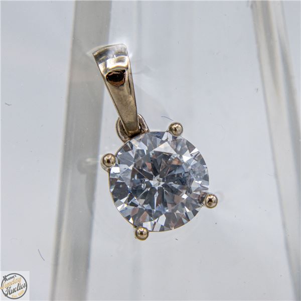 #4489-1.00 CT ROUND BRILLIANT CUT MOISSANITE VS G