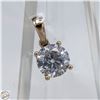 Image 1 : #4489-1.00 CT ROUND BRILLIANT CUT MOISSANITE VS G