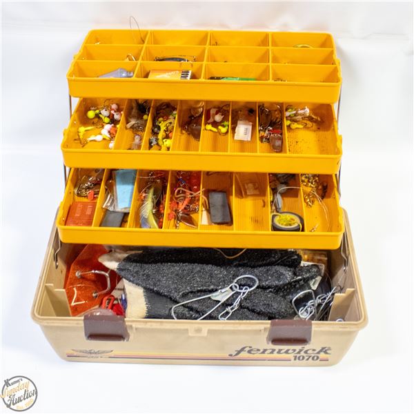 TACKLE BOX FULL OF FISHING TACKLE