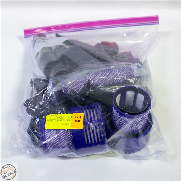 DYSON FILTERS AND BATTERY
