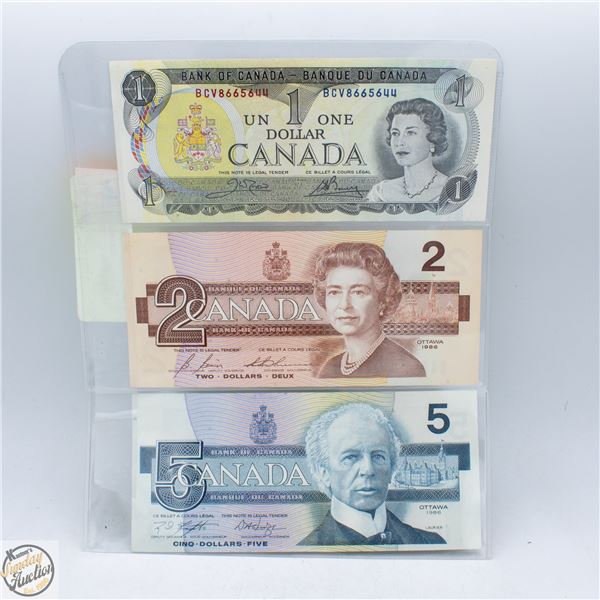 $1-1973,$2-1986,$5-1986