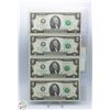 Image 1 : 4X$2 USD MINT UNCIRCULATED CONSECUTIVE