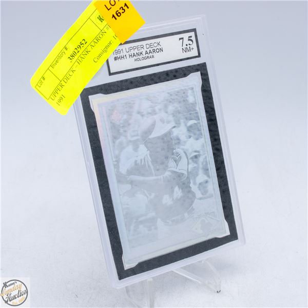 UPPER DECK – HANK AARON #HH1 – 1991