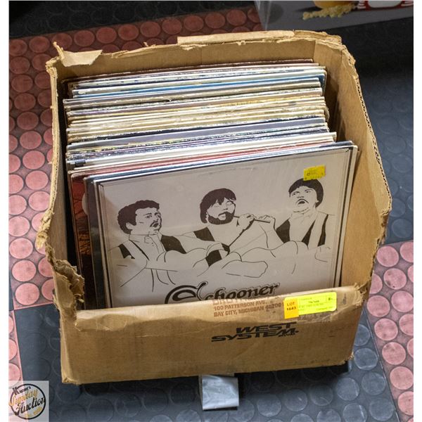 BOX OF RECORD ALBUMS ASSORTED