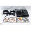Image 1 : SONY PS3 WITH GAMES/CONTROLLERS