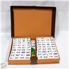Image 1 : MAHJONG TILE SET. TRADITIONAL 144 WITH CASE