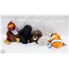 Image 1 : 5 NEW OLD STOCK WEBKINS STUFFIES WITH ONLINE CODES