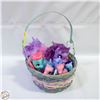 Image 1 : BASKET OF ASSORTED MY LITTLE PONY FIGURES