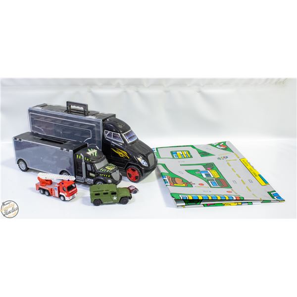 DIECAST CARRYING CASES SEMI TRUCKS +