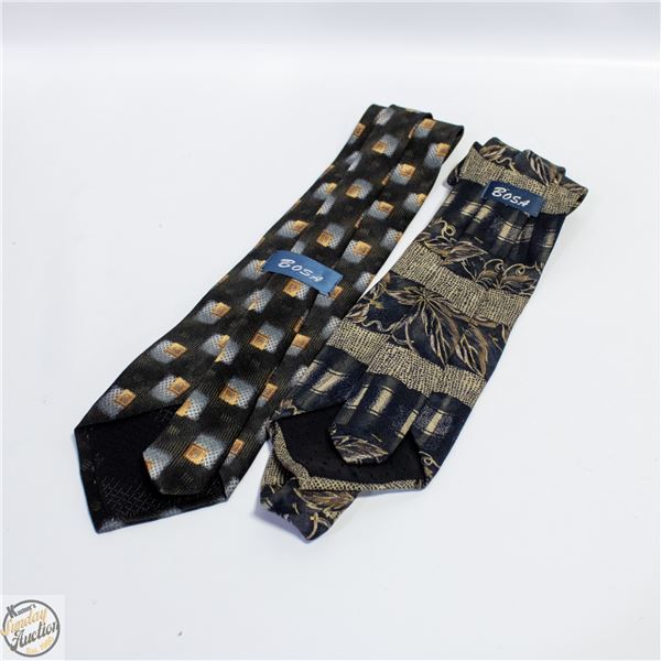2 BOSA DESIGNER NECK TIES