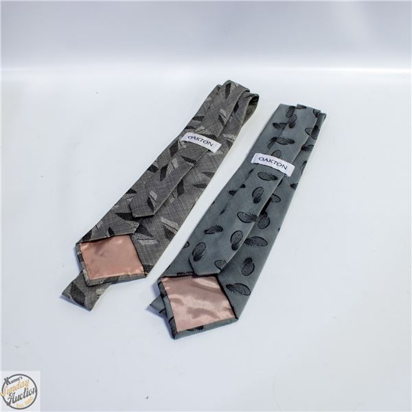 2 OAKTON DESIGNER NECK TIES