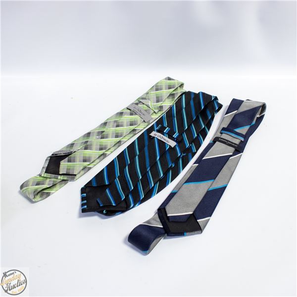 2 LE CHATEAU DESIGNER NECK TIES + BANANA