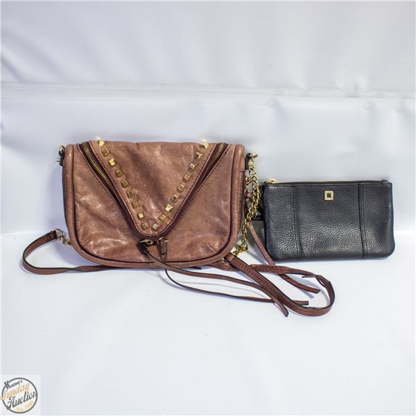 LEATHER CROSS BODY BAG + LEATHER LODIS
