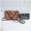 Image 1 : LEATHER CROSS BODY BAG + LEATHER LODIS