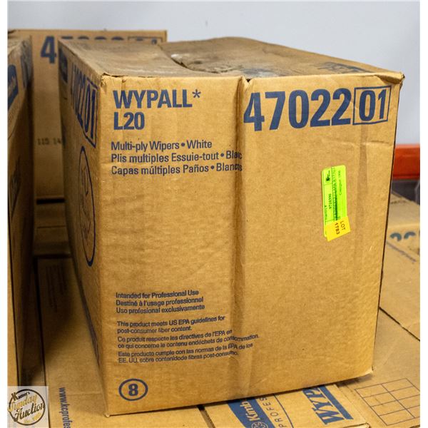 CASE OF KIMBERLY CLARK WYPALL WIPERS