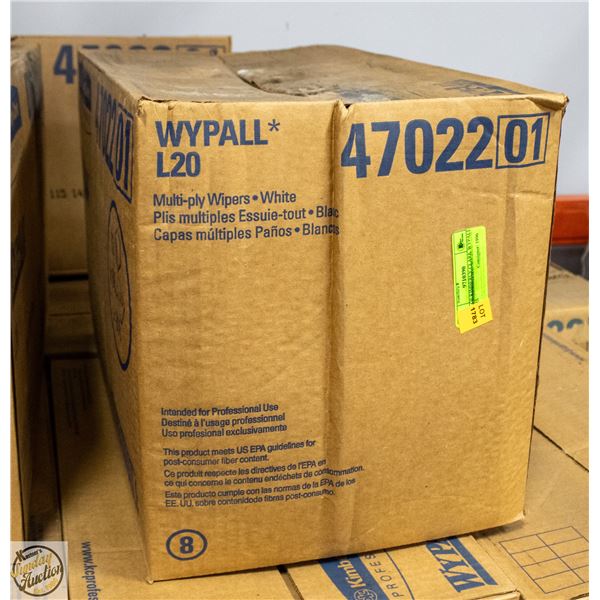 CASE OF KIMBERLY CLARK WYPALL WIPERS
