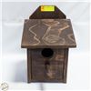 Image 1 : NEW HANDCRAFTED STAINED BIRD HOUSE