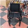 Image 1 : BREEZY 600 WHEELCHAIR - BLACK, SEAT WIDTH