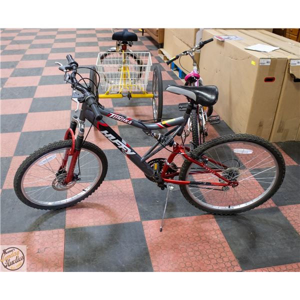 26” DUAL SUSPENSION 18 SPEED TUNDRA HUFFY