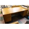 Image 1 : SOLID WOOD EXECUTIVE DESK W/ 4 DRAWERS