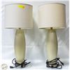 Image 1 : 2 WHITE LAMPS H-31"