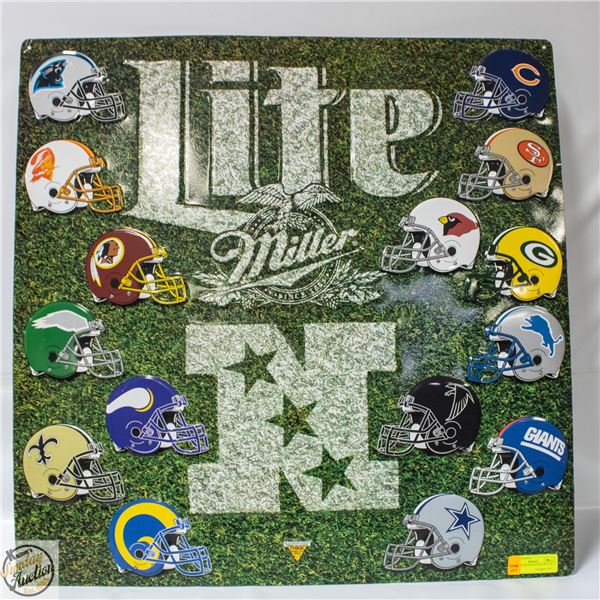 MILLER LITE METAL SIGN 30” X 30”