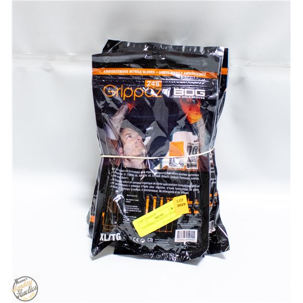 LOT NITRILE GLOVES XL 35PAIRS