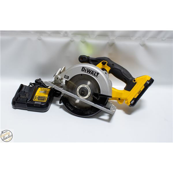 DEWALT 20V MAX 6-1/2” CIRCULAR SAW WITH