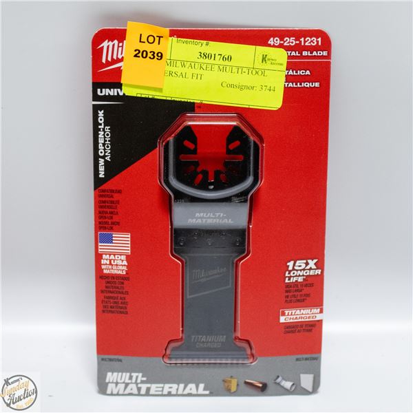 NEW MILWAUKEE MULTI-TOOL UNIVERSAL FIT