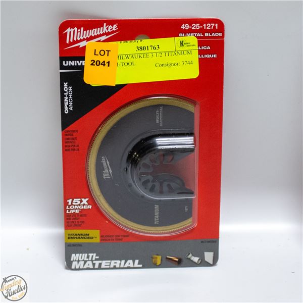 NEW MILWAUKEE 3 1/2 TITANIUM  MULTI-TOOL