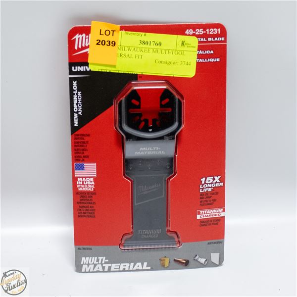 NEW MILWAUKEE MULTI-TOOL UNIVERSAL FIT