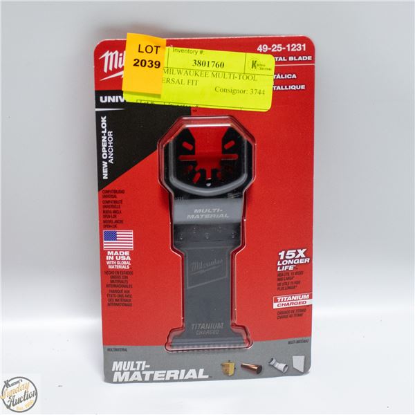 NEW MILWAUKEE MULTI-TOOL UNIVERSAL FIT