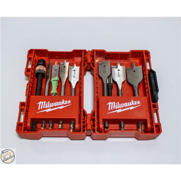 MILWAUKEE SPADE DRILL BIT SET