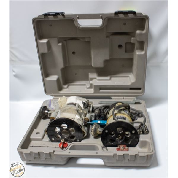 HARD CASED PORTER CABLE ROUTER BASE 2PK