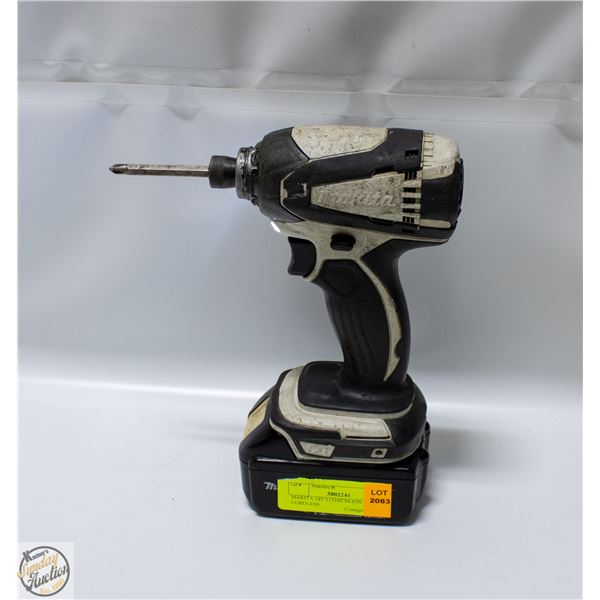 MAKITA 18V LITHIUM-ION 1/4” CORDLESS